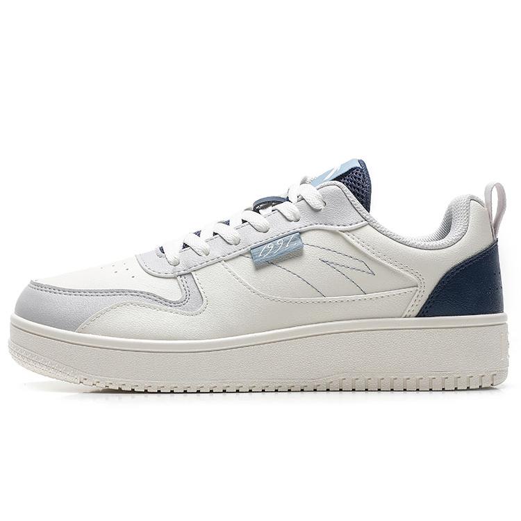 

Anta Life Collection Wear resistant And Lightweight Low Top Skateboard Shoes Men s White Gray Blue 39