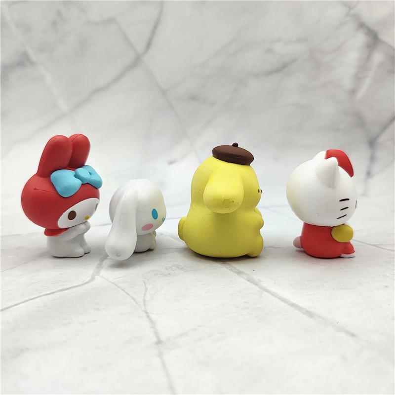 Adorable My Melody Figurine Pvc Anime Collectible Cute Car Dashboard Decor