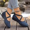 Spring New Style Pointed-toe Women's Shoes, Large Size Low-cut Wedge Flat Shoes for Women