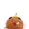 Single shoulder plush cartoon bag wind messenger bag sweet girl versatile backpack large capacity women's bag