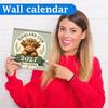 2027 Kuh Wandkalender, 12-Monats-Hängekalender für Wohnkultur