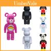 Figura de Ação Bearbrick 400% de Alta Qualidade Bloco de Construção de PVC da Moda Figuras de Mickey Dublês