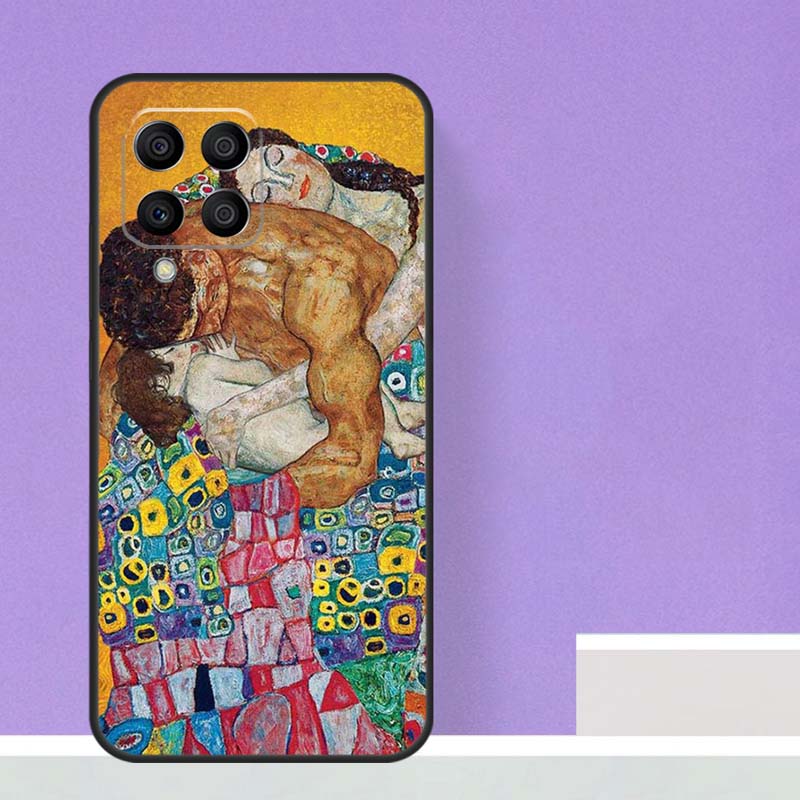 The Kiss Gustav Klimt Painting For Samsung Galaxy M13 M33 M53 M12 M32 M52 M14 M34 M54 M20 M51 M21 M30s M31s M15 M55 Case