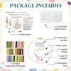 Easter Embroidery Kit for Beginners, DIY Hand Embroidery Set with Bunny Egg Floral Patterns, Including Hoop Thread Needles, Easter Craft Sewing Gift