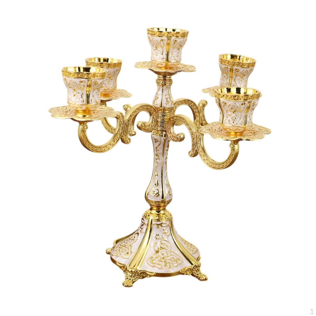 Candle Holder Candelabra Candlestick Decorative Stand Decoration for Table Centerpiece