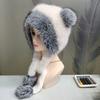 Bear Hat Winter Warm Scarf Hooded Integrated Head Hat Cycling Cold Protection Ear Protection Cute Plush Hat