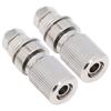 2PCS Binding Post Silver Alloy Contact No Insulation Power Grounding Terminal Post 50025