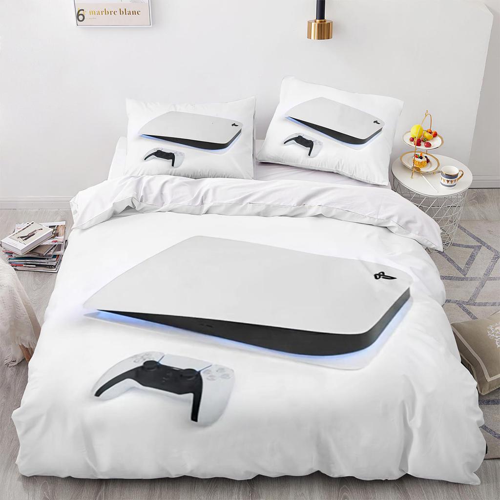 Comforter Cool Gamepad Bedding Set Single Twin Full Queen King Size Kawaii Bed Set Aldult Kid Bedroom Three-Piece Suits 3D Print