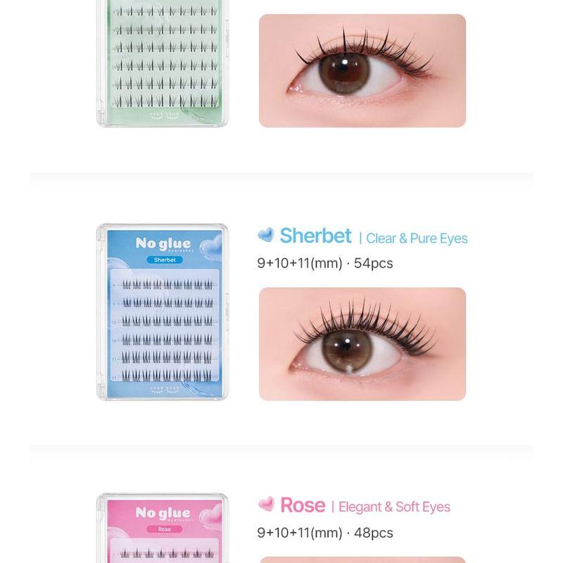 ccam bbak - No Glue Lash - 5 Types