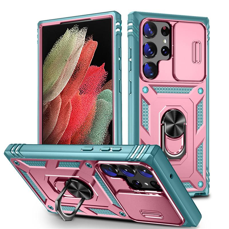 Suitable for Samsung A54 Sergeant Push Window Car Magnetic Suction Mobile Phone Case Samsung S25 Ultra Anti Fall Protection Case
