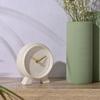 Interval Ceramic Mantle Clock - Soft Cream