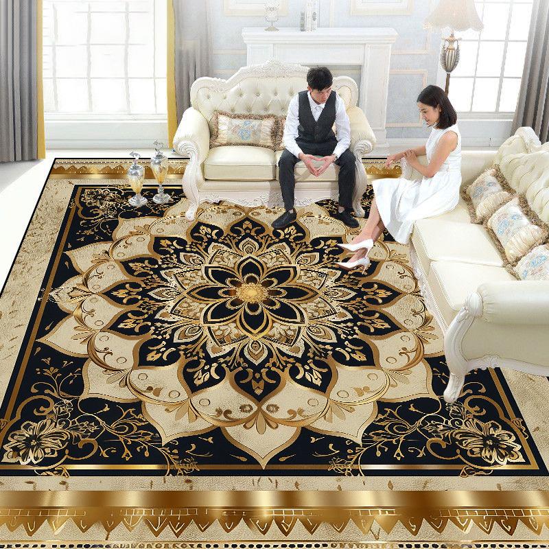 Luxury Carpets for Living Room European Large Size 200X300 Rugs for Bedroom Bedroom Decor Home Alfombra Plush Non-slip Floor Mat