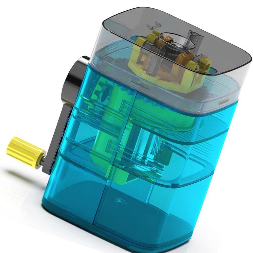 Manuell pennvässare Automatisk pennmatning Handvevad Klar struktur Plast Metall Portabel pennvässare