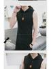 Men's Sleeveless Summer Sports Hoodie Vest
