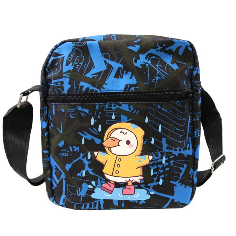 Cute printed shoulder bag casual multi-functional oblique span bag small bag student stationery bag