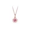 Pink Daisy Set Alloy Necklace Women's ZT0722