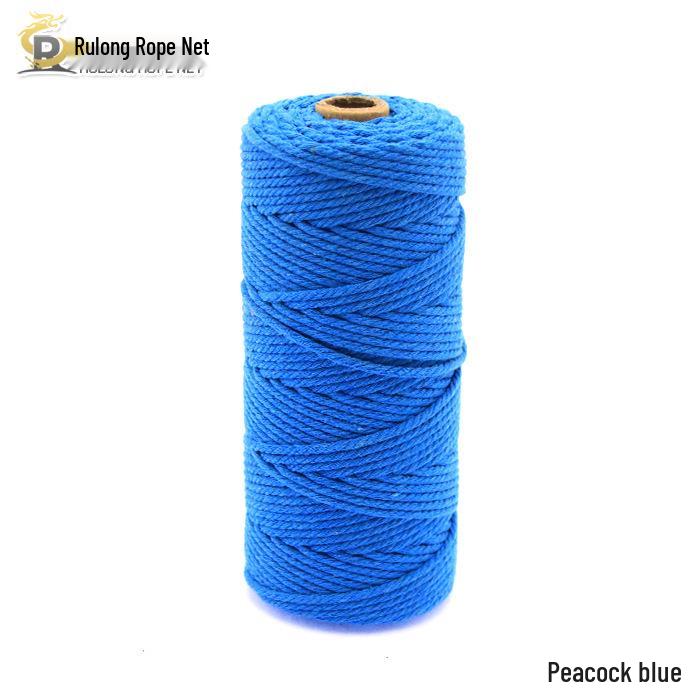 3mm Color Cotton Rope for DIY Handmade Tapestry, Weaving, and Drawstring Projects