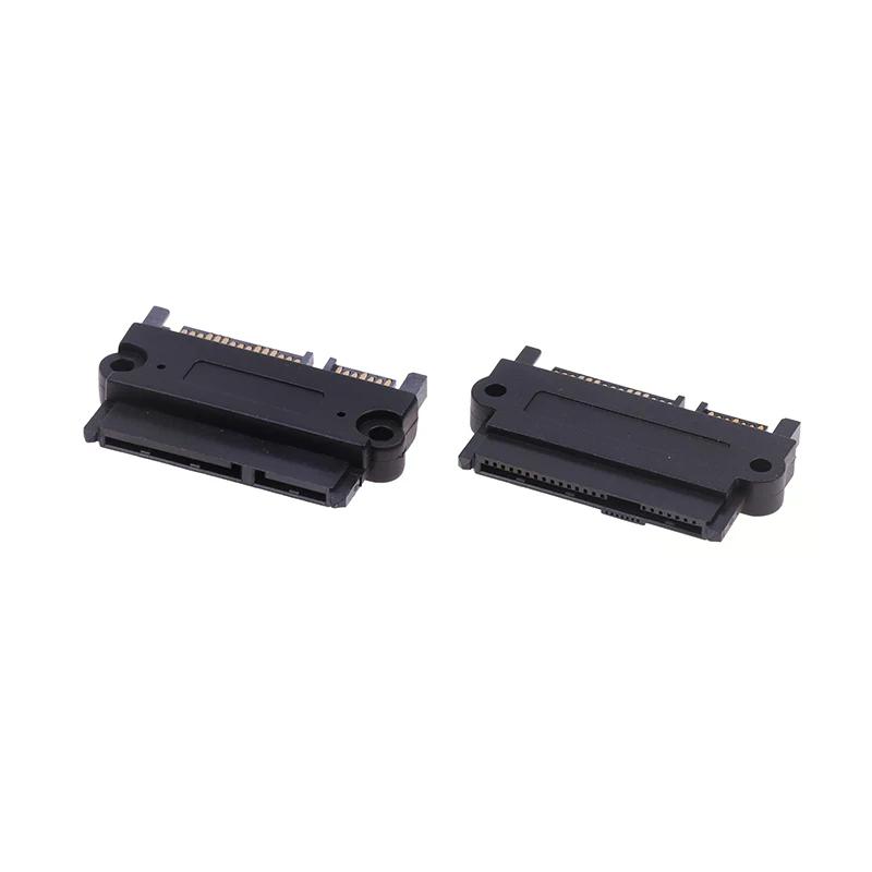 1Pc SFF-8482 SAS To SATA 180 Degree Angle Adapter Converter Straight Head SATA To SATA Converter