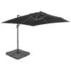 Garden Parasol with Portable Anthracite Base