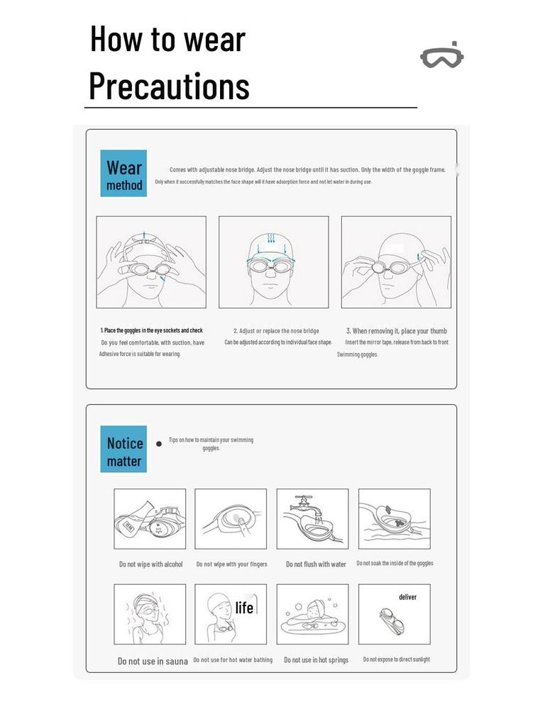 Silicone Small Frame Electroplated Waterproof Anti-Fog Swimming Goggles for Pool Competitions and Training