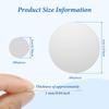 Round Mirror Tiles Self Adhesive Mirror Wall Decals DIY Circular Stick On Wall Stickers for Home Bedroom Living Room Decoration