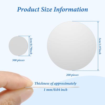 Round Mirror Tiles Self Adhesive Mirror Wall Decals DIY Circular Stick On Wall Stickers for Home Bedroom Living Room Decoration