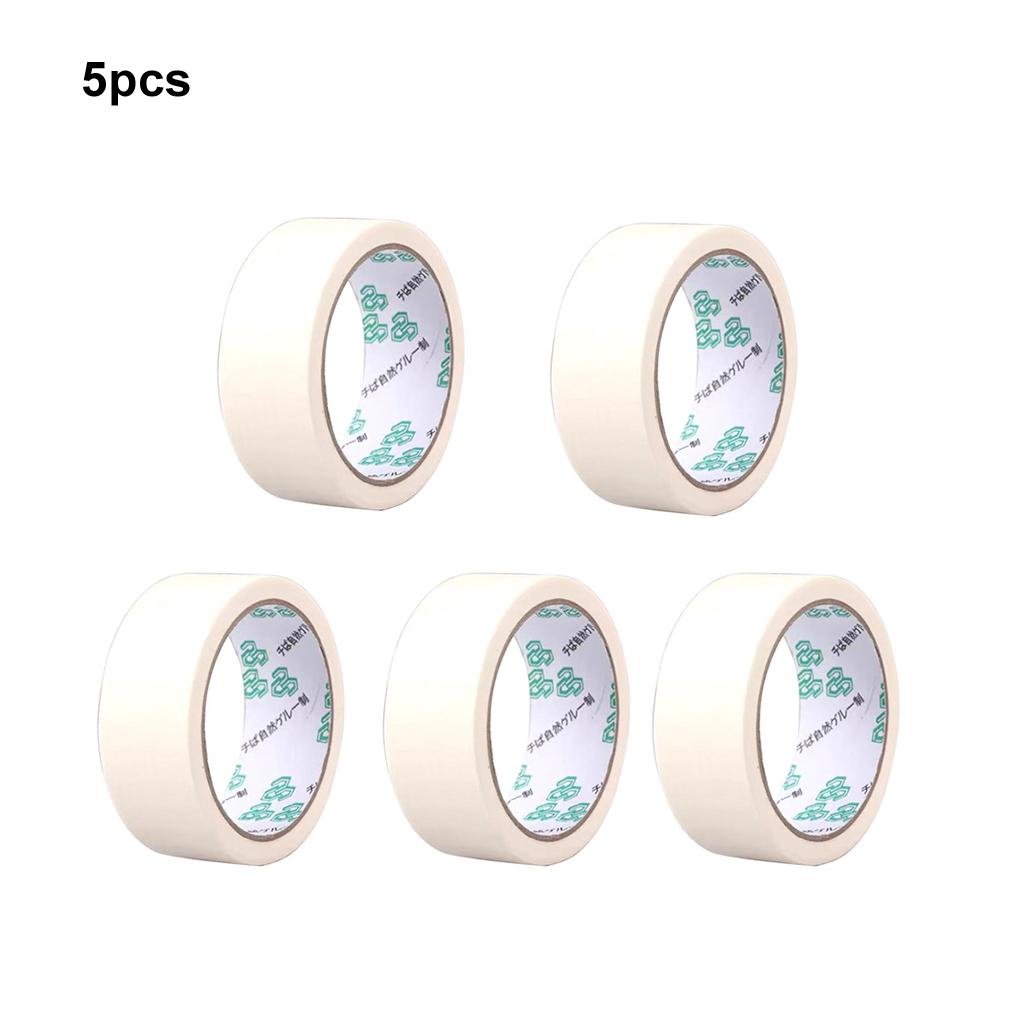 5pcs Paper Frog Tape Masking Tape For Painting Blue Painters Tape For Indoor Decorating Diy Tape