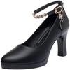 Fashion Women Grace Soft Leather Pointed Toe High Quality Spring & Summer Office High Heel Shoes Casual Sweet Comfort Party Pumps