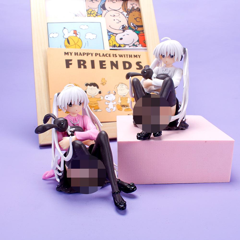Yosuga no Sora Kasugano Sora Cartoon Anime Action Figure Cute Girl Figure Host Computer Chassis Decor Car Ornamen
