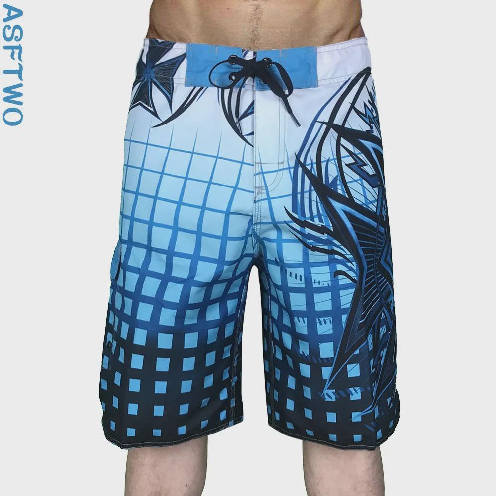 Men's Quick-Dry Plaid Beach Shorts - 2023 Summer Travel Collection (4 Colors)