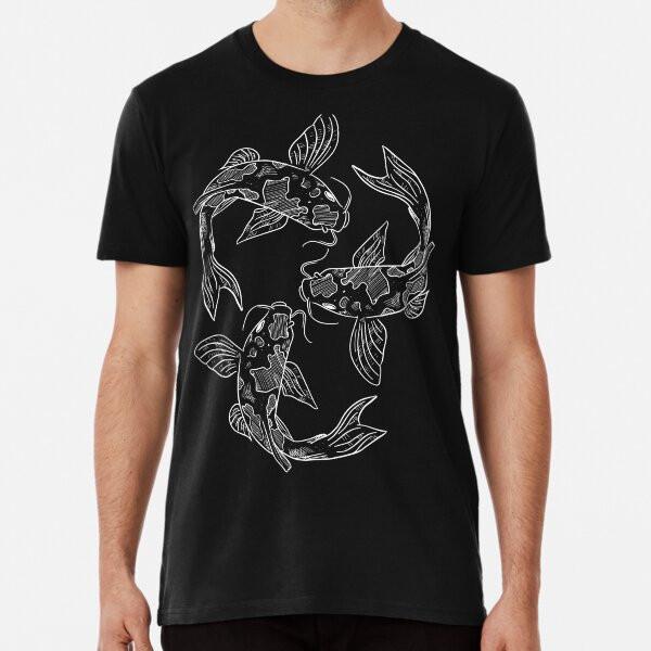 Many Beautiful Koi Fish In the Circle T-Shirt S-5XL Best T-Shirt