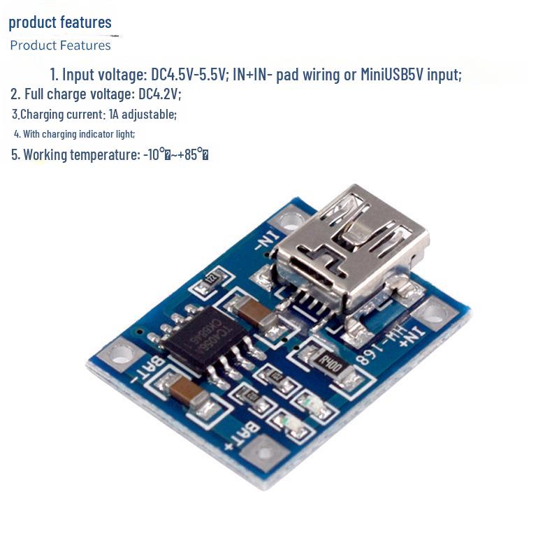 TP4056 Modul încărcător baterie litiu 1A cu port Mini/TYPE-C