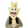 Children's hats, ears move, cartoon rabbit scarves, all-in-one hats, boys and girls, winter ear protectors, pullovers.