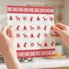 1roll Christmas Printed Kitchen Paper Oil and Water Absorption Disposable Kitchen Paper Towels for Wet & Dry Use Party Decor