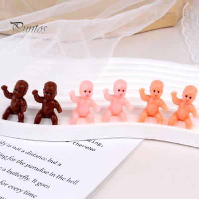 10 Stück Baby-Ornamente, Baby-Figur, wiederverwendbar, glatt, Geschenk für Babyparty, Mini-Kunststoff, Mini-PVC, Baby-Party-Dekoration, Ornamente