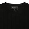 Emporio Armani Solid Color Crew Neck Ribbed Knit Sweater Men Sweater Black 3K1MX9-1MZSZ-0031