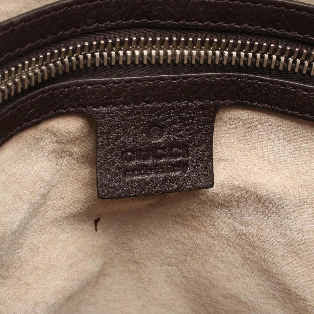 Used GUCCI Shoulder Bag 246381 leather Brown Used mens
