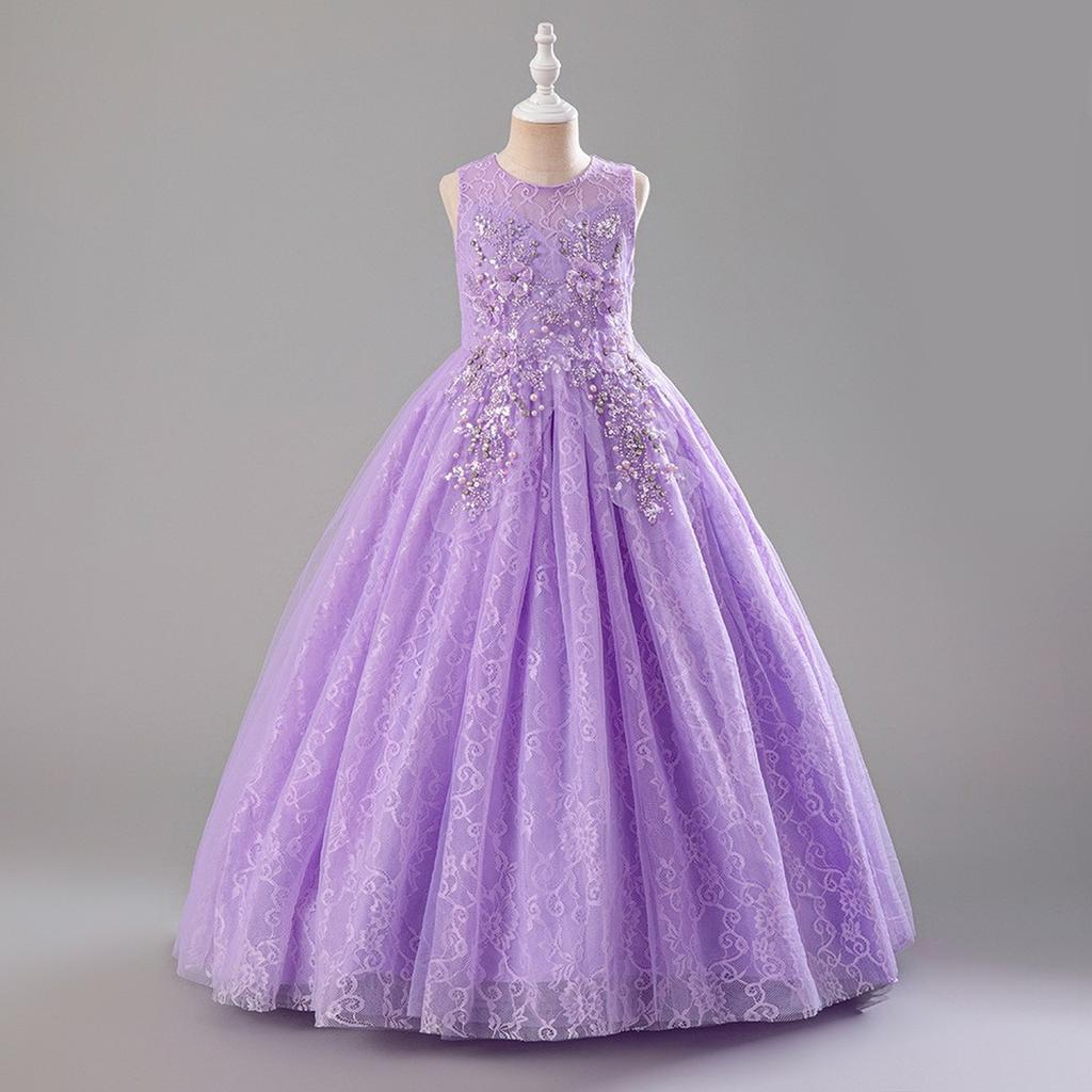 Girls Princess Gown Performance