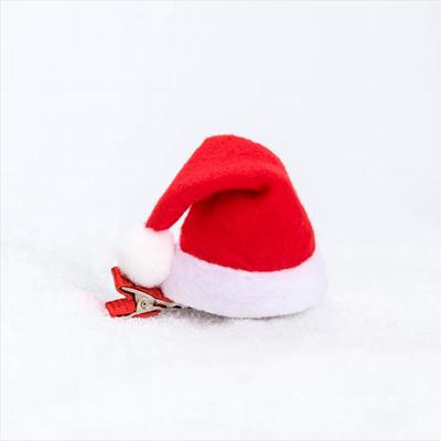 Santa Hat Hairpin Clip Hair Pin Christmas Headband