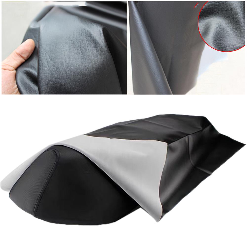 

Leather Motorcycle Seat Cushions Universal Seat Protector Wear-resisting Waterproof Motorcycle Seat Cushions Cafe Racer Seat чёрный