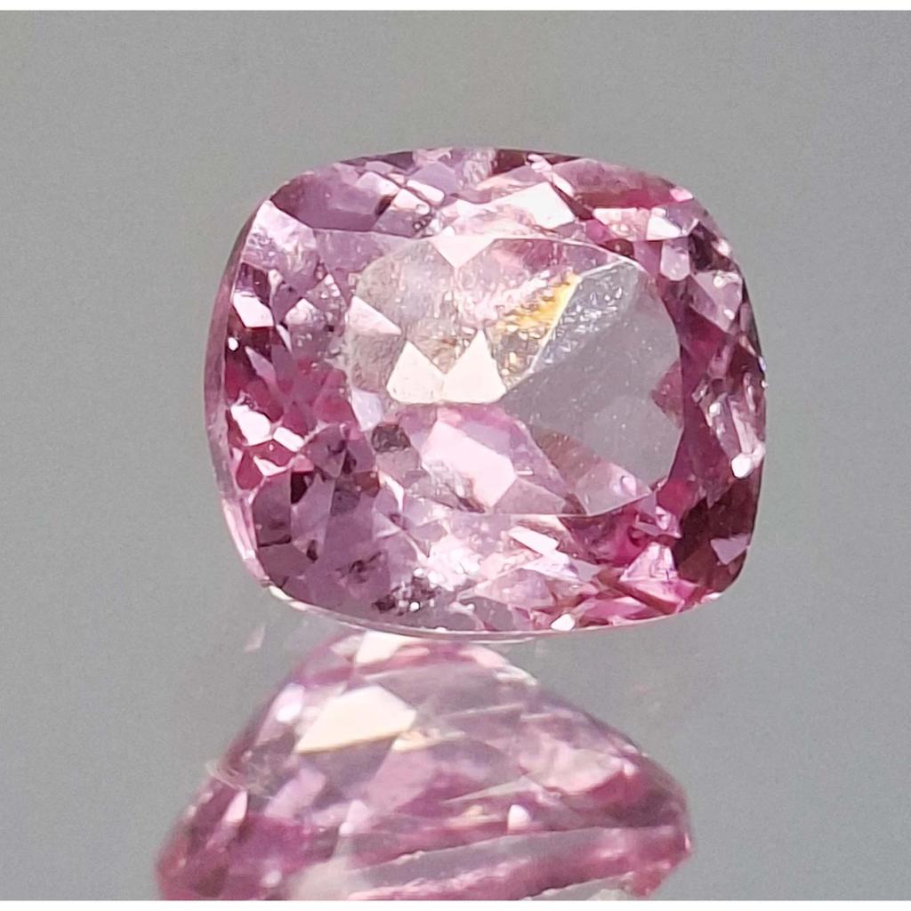 Natural Light Pink Spinel 7-9 Ct Cushion Cut Certified Fabulous Loose Gemstone