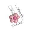1PC Flower Keychain Decoration Plastic Gift DIY Design Pendant Creativity Lobster Buckle Party Keychain Marker