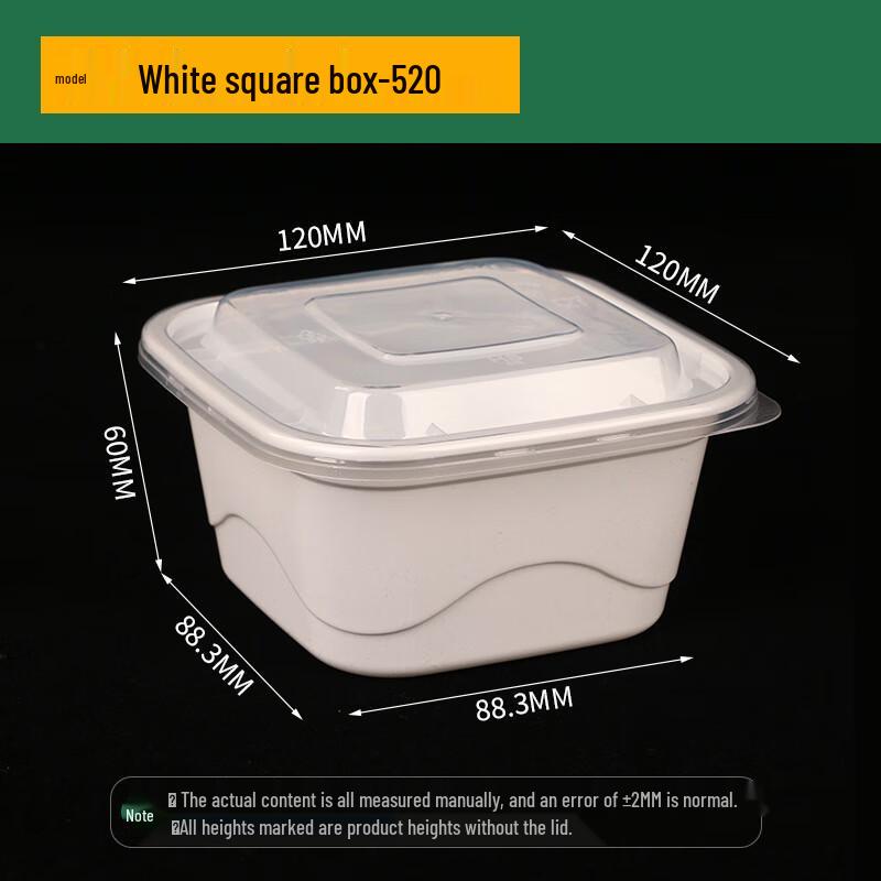 Einweg Quadratische Meal Prep & Takeout Behälter