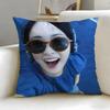 celebrity star Shen Yue Cushion Cover Soft  EasyWash Pillow Case  Versatile for Couch Bed Travel and Office