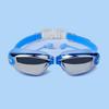 WEZHO Electroplated Swimming Goggles with Integrated Earplugs