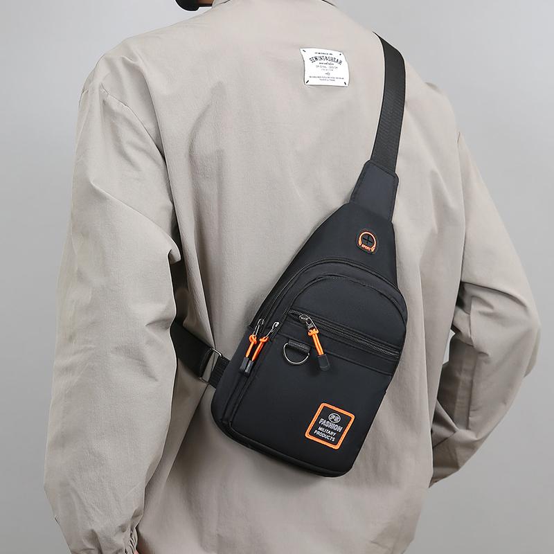Torby na klatkę piersiową Męska torba crossbody na jedno ramię o dużej pojemności Outdoorowa sportowa rekreacyjna modna mała torba na ramię Plecak męski
