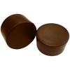 External end cap for profile, cap, roof, Fi38, 20 PCS, BROWN