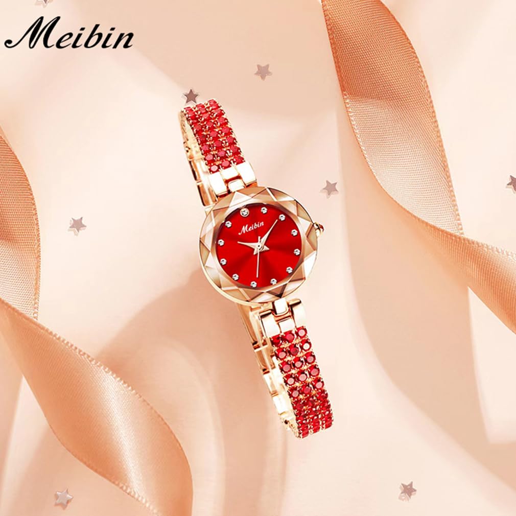 This Waterproof Crystal Bracelet Watch Features a Quartz Movement and Is Perfect As a a Luxury Bangle and Small Watch In Stylish, Women's Simple,