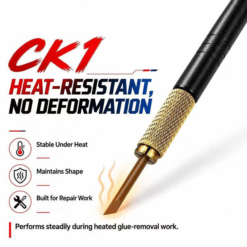 Ck1 Cpu Specific Glue Removal Blade Precision Beveled Tool Heat Resistant Non-Deformable Built For Cpu Black Glue Cleaning
