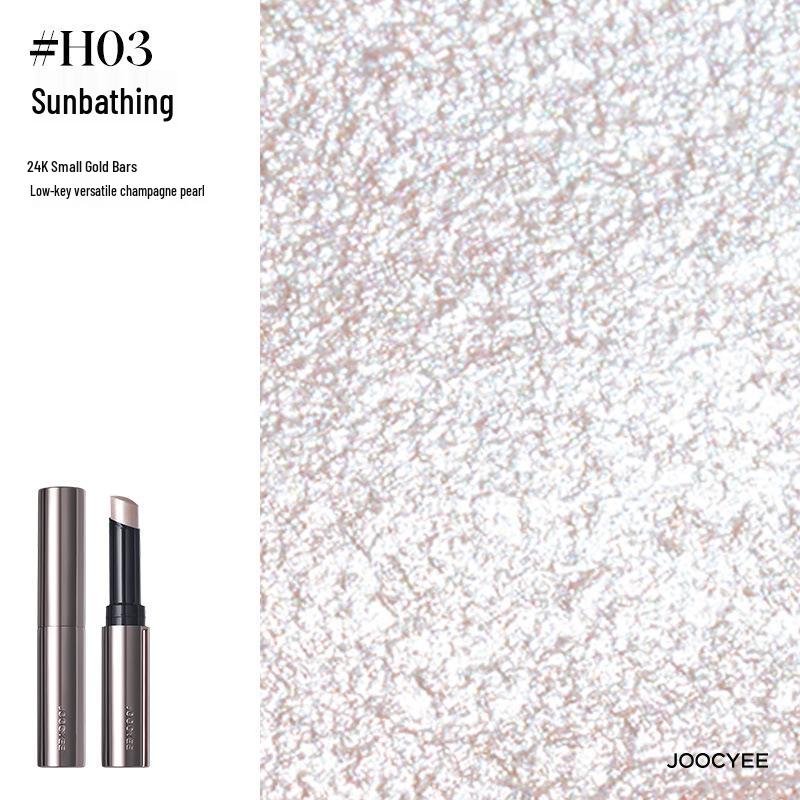 

Joocyee Diamond Highlighter Stick: Korean Style, Brightening, Dewy Finish for Natural Skin Glow.